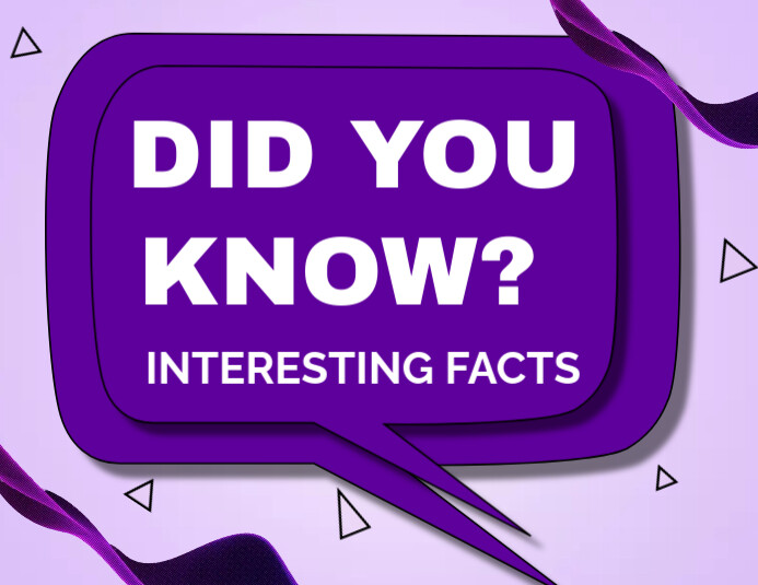 Plantilla de Did you know interesting facts design | PosterMyWall