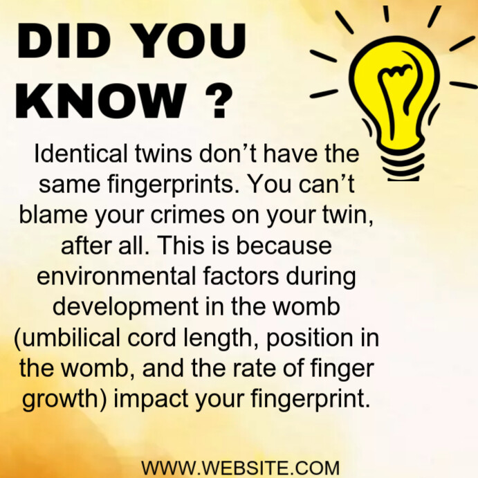 Did you know interesting facts design Template | PosterMyWall