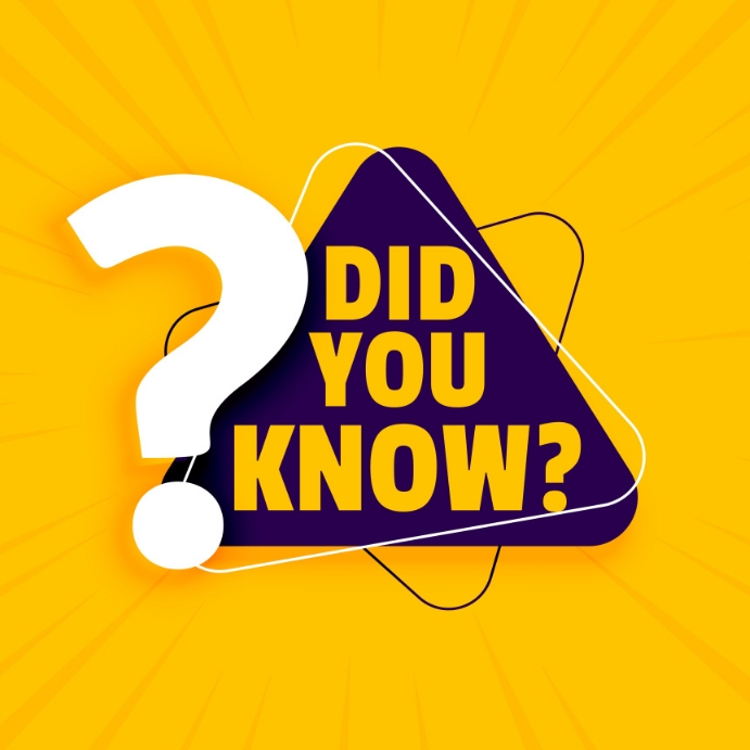 Did you know interesting facts design Template PosterMyWall
