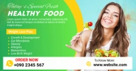 Diet and food  Facebook Shared image template