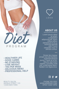 diet program weight loss poster template 6056d10afe00d1434200dd44e8163666