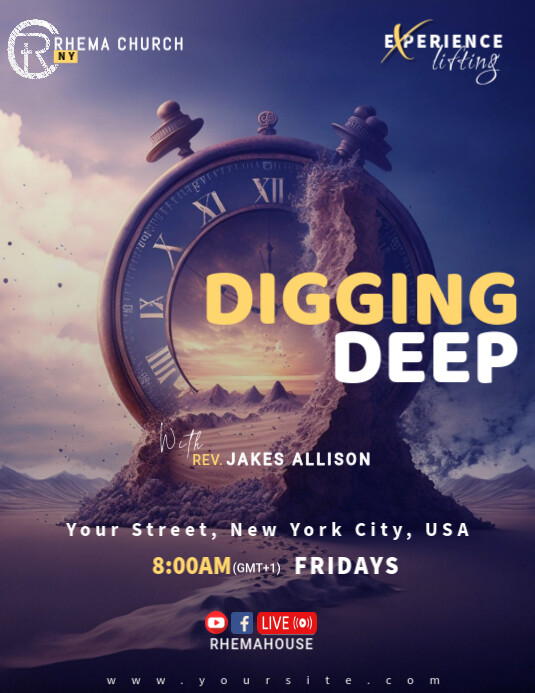 Digging Deep Template | PosterMyWall
