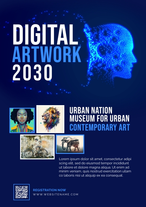 Digital Artwork Poster Template | PosterMyWall