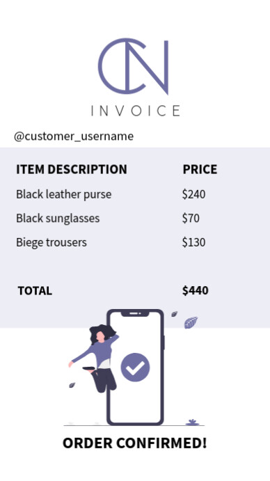 Invoice Digital Sticker Copy of Digital business invoice | PosterMyWall