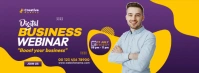 Digital Business Webinar Facebook-Cover template