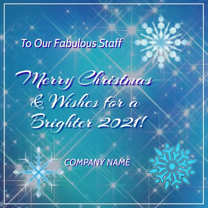 Digital Christmas Card Instagram-Beitrag template