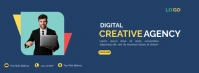 Digital Creative Agency Couverture Facebook template