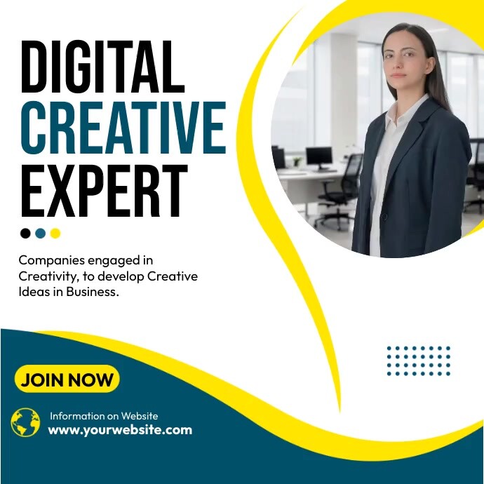 Plantilla de Digital Creative Expert | PosterMyWall