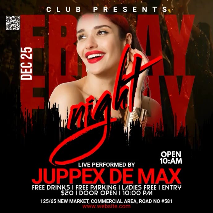 digital display album cover Template PosterMyWall