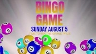Digital display bingo games flyer Ekran reklamowy (16:9) template