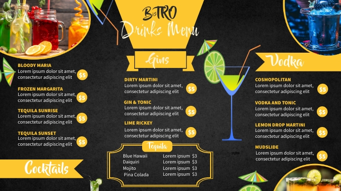Digital display menu (1) 数字显示屏 (16:9) template