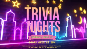 Digital display trivia night flyer 数字显示屏 (16:9) template