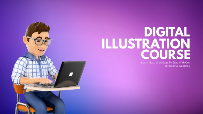 Copy of digital illustration course | PosterMyWall