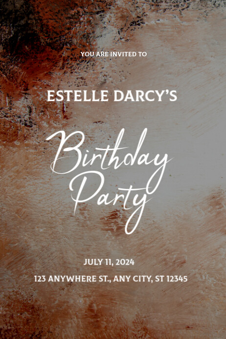 digital invitation printable invite Template | PosterMyWall