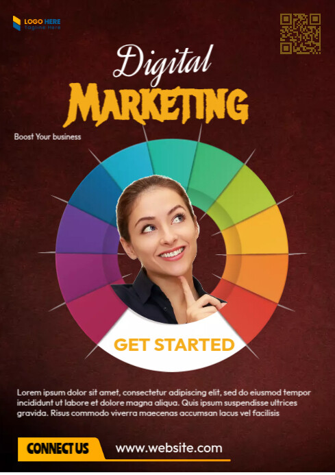 Simple Ads Design Digital Marketing Ads Template | PosterMyWall