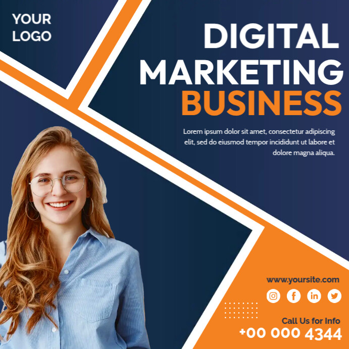 Simple Ads Design Copy of Digital Marketing Ads | PosterMyWall