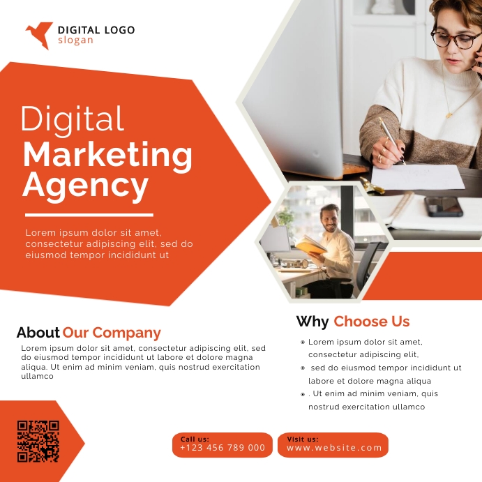 Digital Advertisement Layout Design digital marketing advertisement design Template | PosterMyWall