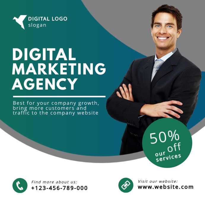 digital marketing advertisement design Template | PosterMyWall