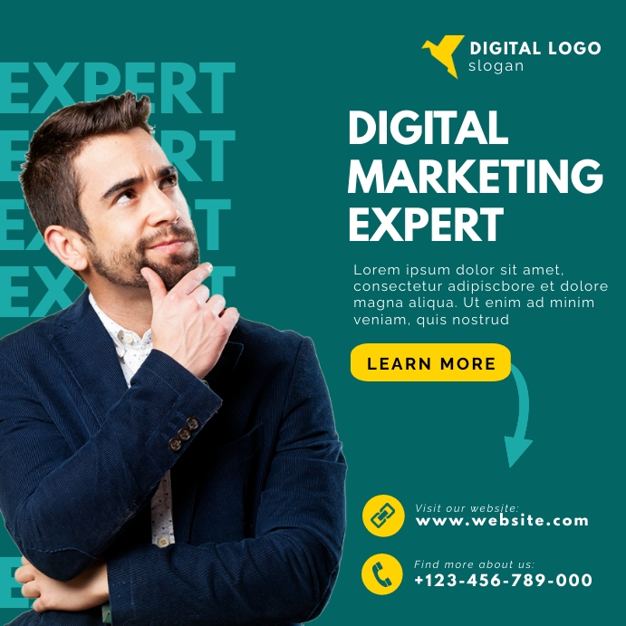 Digital Advertisement Layout Design Copy of digital marketing advertisement post design | PosterMyWall