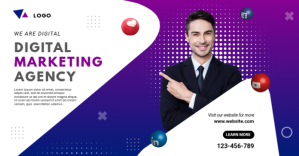 Digital Marketing Agency Ad Facebook Shared Image template