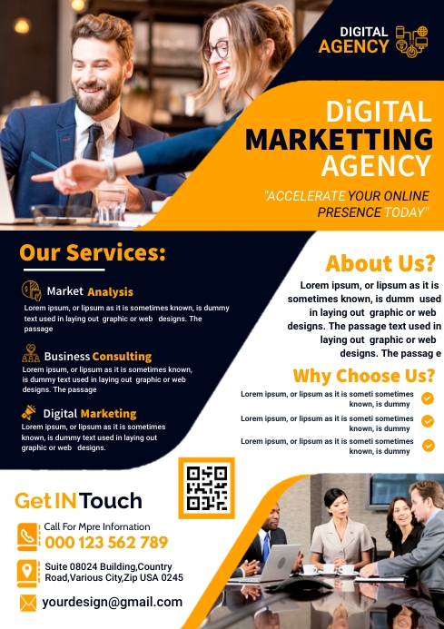 Software Agency Ad Examples Digital Marketing Agency Ad Template | PosterMyWall