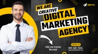 Digital Marketing Agency Ad Affichage numérique (16:9) template