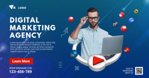 Digital Marketing Agency Ad Facebook Shared Image template
