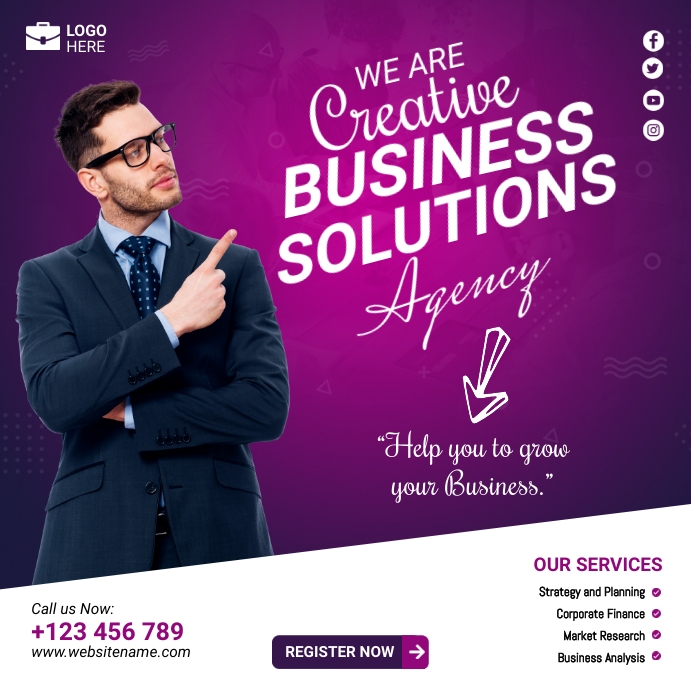 Software Agency Ad Examples Digital Marketing Agency Ad Template | PosterMyWall