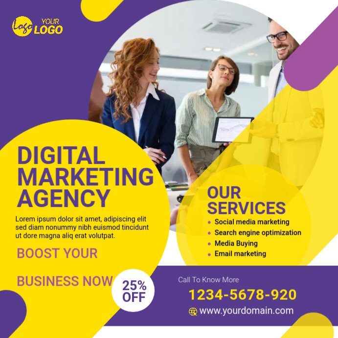 Digital Marketing Agency Ad Template | PosterMyWall