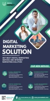Digital Marketing Agency Advert 易拉宝 3' × 6' template