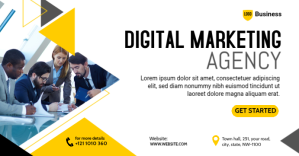 Digital Marketing Agency Banner Facebook-Veranstaltungscover template