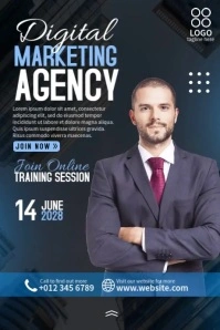 Digital Marketing Agency โปสเตอร์ template