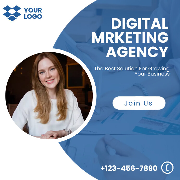 Digital Marketing Agency Instagram Post template