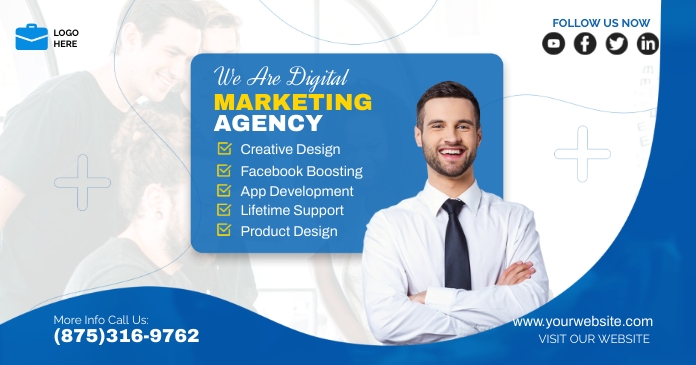 Digital Marketing Agency Design Template | PosterMyWall