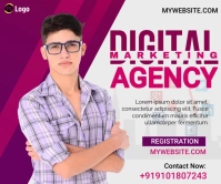 digital marketing agency Persegi Panjang Besar template