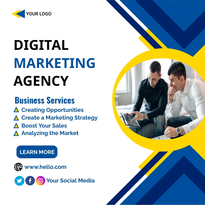 Copy of Digital Marketing Agency | PosterMyWall