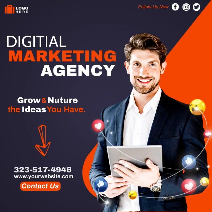 Digital Marketing Agency Iphosti le-Instagram template