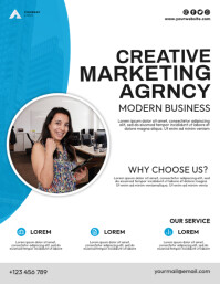 Digital-marketing-agency Flyer (US Letter) template