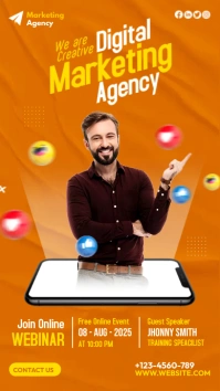 Digital Marketing Agency Flyer Instagram Story template