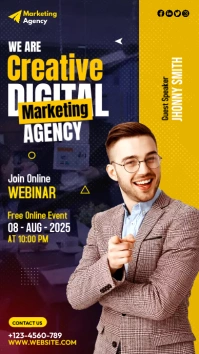 Digital Marketing Agency Flyer Instagram Story template