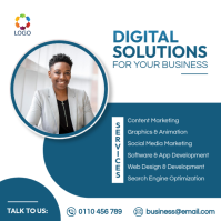 White Digital Solutions Instagram Post Template
