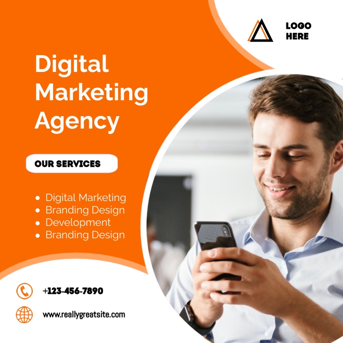 Digital Marketing Agency Instagram Post template