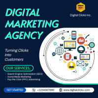 Digital Marketing Agency Instagram Post template