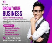 Digital Marketing Agency Medium Rectangle Middelgrote rechthoek template