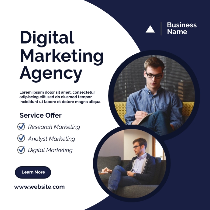 Digital Marketing Agency Post Template | PosterMyWall