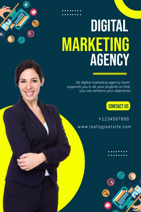 Digital Marketing Agency Poster Template | PosterMyWall