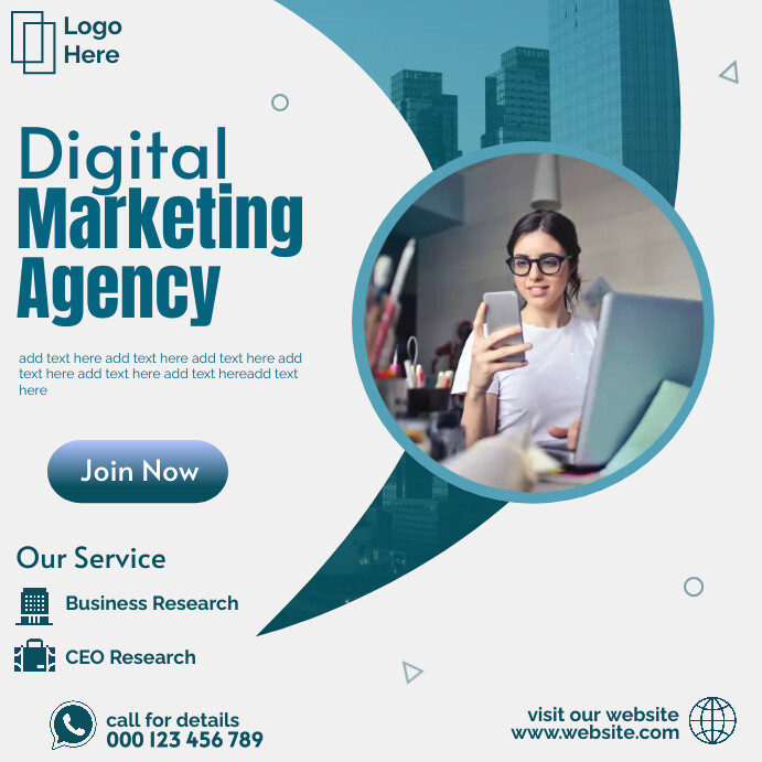 Digital Marketing Agency poster Template | PosterMyWall