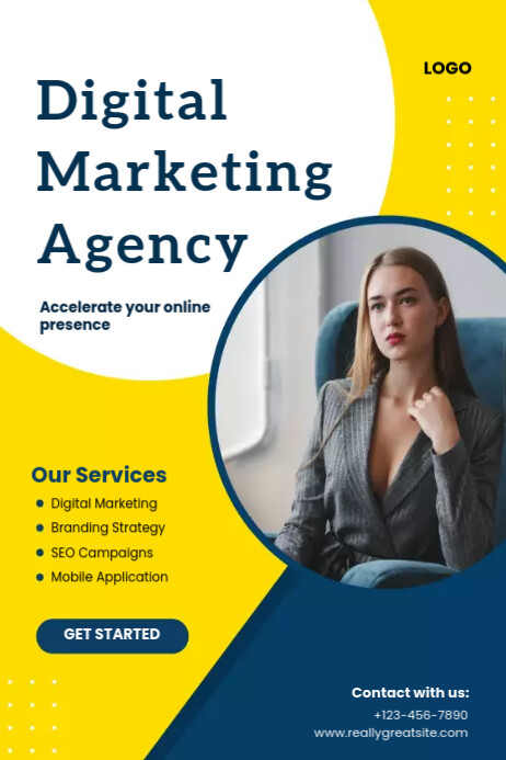 Digital Marketing Agency Poster Template | PosterMyWall
