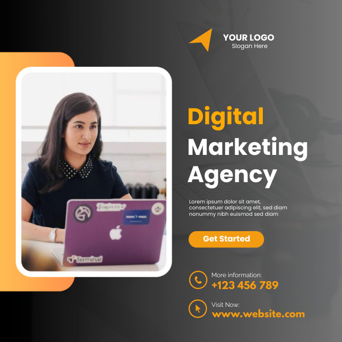 Digital Marketing Agency Poster Template | PosterMyWall