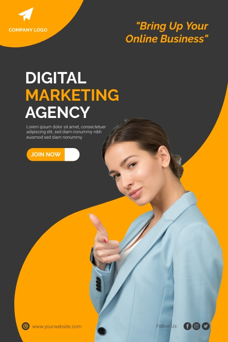 Digital Marketing Agency Poster Template | PosterMyWall